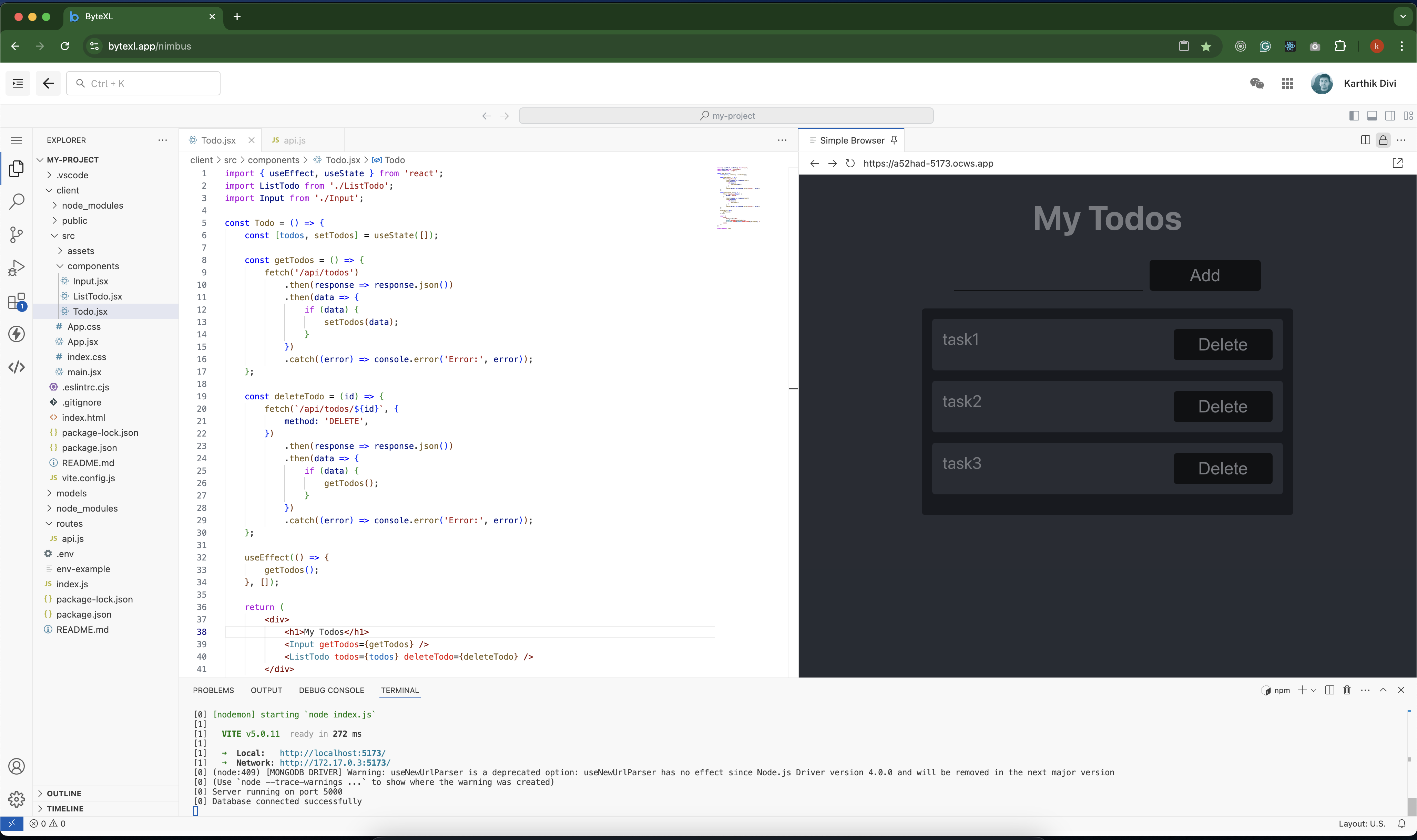Nimbus Interface